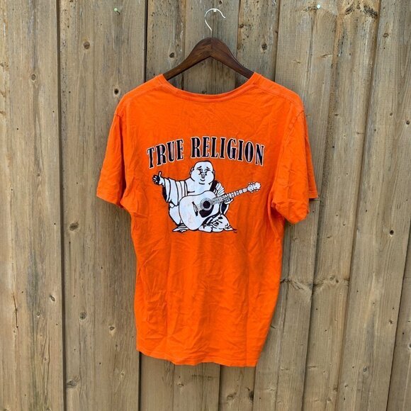 True Religion BIG LOGO T Shirt Large - Picture 4 of 4